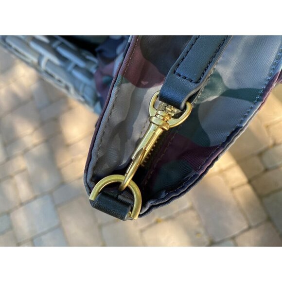 Anya Hindmarch camouflage logo eyes tote bag crossbody green brown olive black - Picture 12 of 13